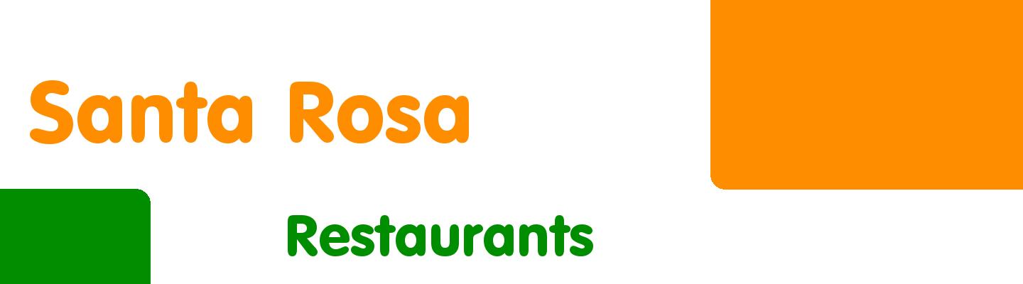 Best restaurants in Santa Rosa - Rating & Reviews